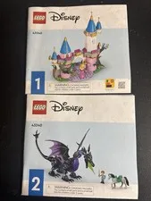 LEGO Disney Sleeping Beauty Castle and Dragon Set 43240 Instructions Only