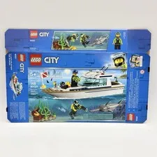 LEGO CITY Diving Yacht 60221 Retired 2019 - Box Package Only