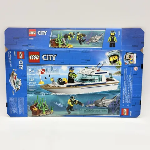 LEGO CITY Diving Yacht 60221 Retired 2019 - Box Package Only