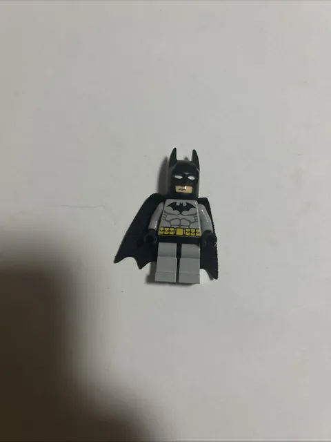 Batman Light Bluish Grey Suit Black Mask Lego