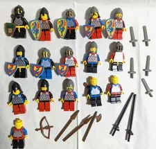 LEGO Minifigure Castle Knight Lot Set Bulk Sale