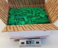 LEGO Green Pieces Bulk Lot 4 Lbs Parts Random Assorted Bricks Blocks Plates