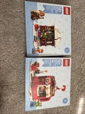 Limited Edition Lego Set 40778 Winter Gazebo + Hot Chocolate Stand 40776 - NEW