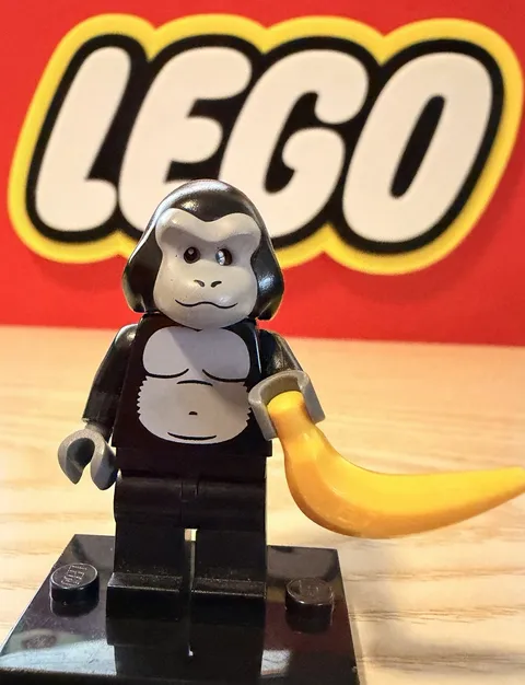 Lego CMF Series 3 Gorilla Suit Guy Minifigure With Accessory