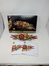 Lego 10314 Botanicals: Dried Flower Centerpiece Retired Complete 