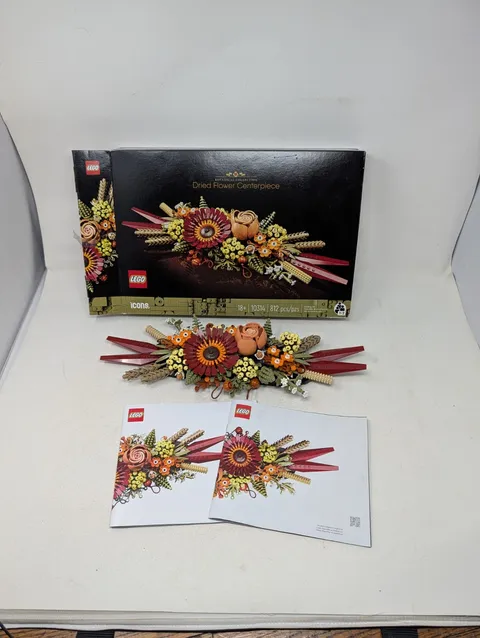 Lego 10314 Botanicals: Dried Flower Centerpiece Retired Complete 