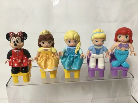 Lego duplo Disney princessess, Minnie, Ariel, Belle, Cinderella & Elsa figures
