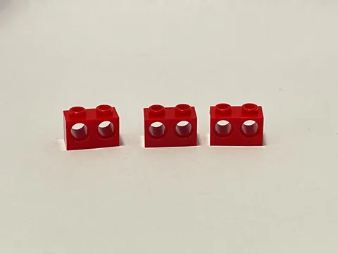 Lego 32000 Red Replacement Add-on Pieces Parts Lot of 3