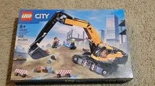 LEGO City 60420 Yellow Construction Excavator 633 PCS New Factory Sealed