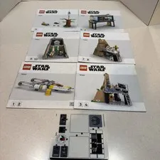 Lego Star Wars 75365 Yavin 4 Rebel Base Instruction Manuals - 6 books