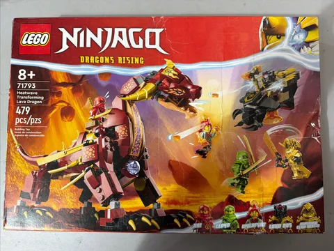 Retired Lego Ninjago Heatwave Transforming Lava Dragon (71793) - Sealed Box DMG