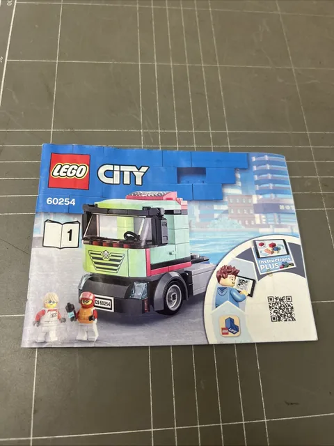 VINTAGE TOY LEGO MANUAL INSTRUCTIONS BOOKLET ART CITY 60254