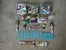 Lego Friends Lot 7+ Lbs - 41130 Amusement Park Minifigs Horses Retired Sets