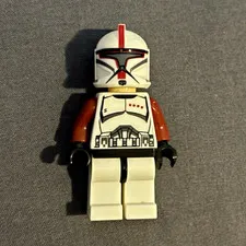 LEGO® Star Wars Clone Trooper Captain Minifigure Phase 1 Red sw0492