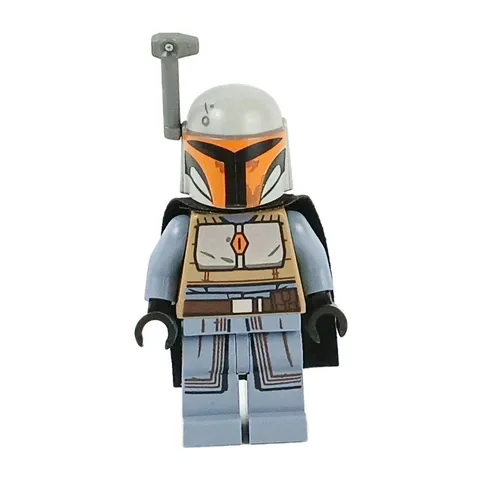 LEGO® Minifigure Mandalorian Tribe Warrior Female + Cape Lt. Grey Helmet sw1077
