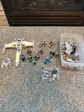Lego Star Wars Clone Mandalorian X-Wing Set Lot