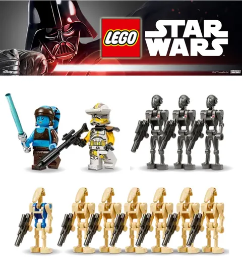 LEGO Star Wars Minifigures from set #75435 Battle of Felucia Separatist MTT