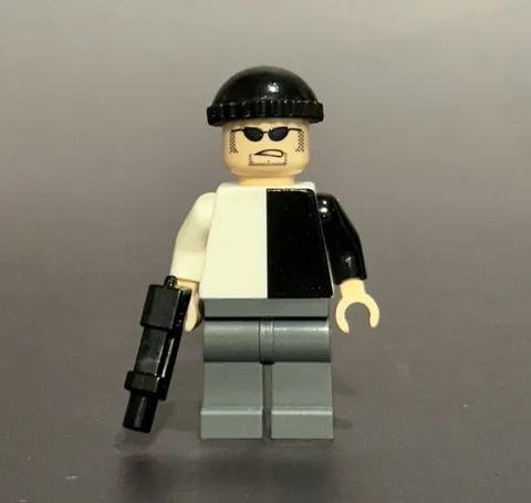 LEGO Two Face Henchman Minifigure goon 7781 Custom UV printed Batman Video Game