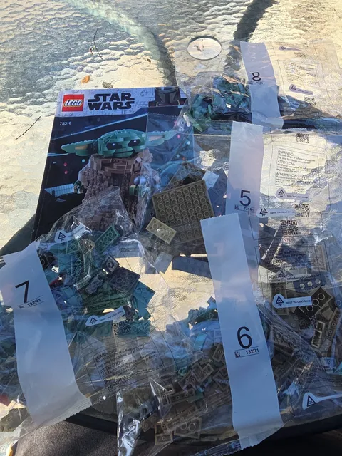 LEGO Star Wars The Child (75318) RETIRED 4 Bags & Manual, For Parts Only