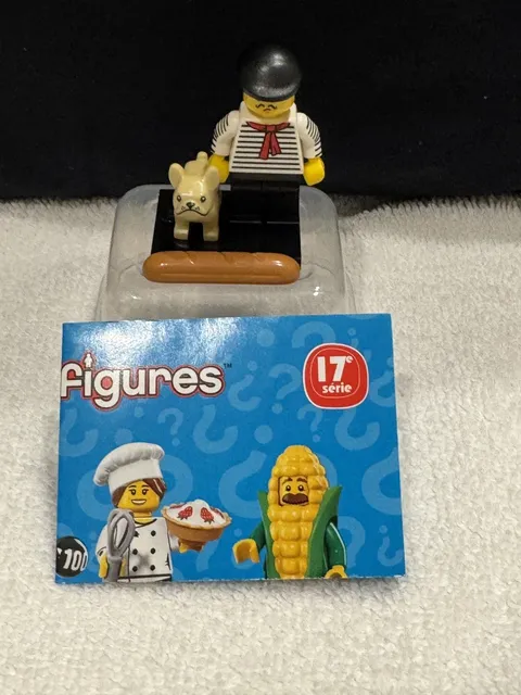 LEGO Series 17 Collectible Minifigures 71018 -  French Connoisseur Bulldog 