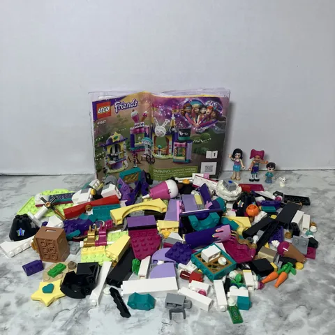 LEGO Friends 41687 Fairground Magic Booth Set Figures Manual Lot Incomplete 