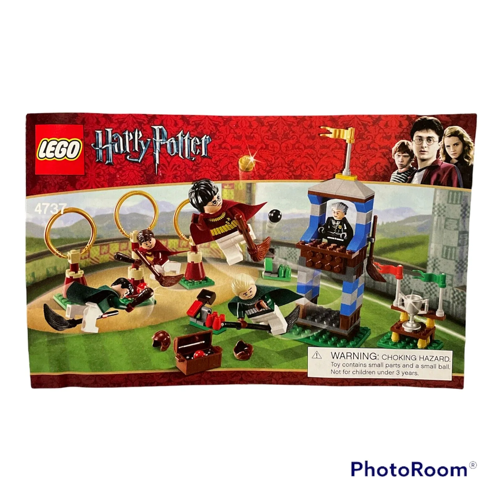 LEGO Harry Potter 4737 Quidditch Match Instruction Manual ONLY