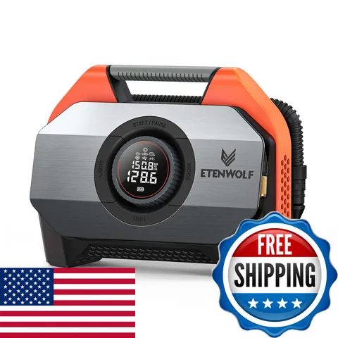 Etenwolf Vortex S6 Tire Inflator Portable Air Compressor For Heavy-Duty Vehicle