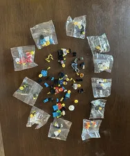 LEGO Bulk Lot Minifigure Parts & Accessories, Multicolor Plastic in Bag