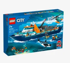 Lego 60368 City Arctic Explorer Ship 815pcs Floats Orca Sealed New Retired Set