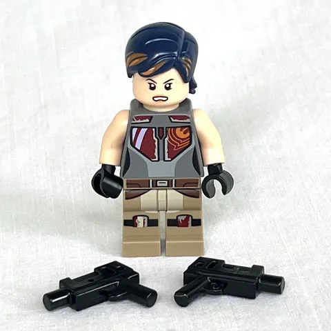 Lego Sabine Wren Orange Highlights Star Wars Rebels Minifigure 75106 75090 SW61