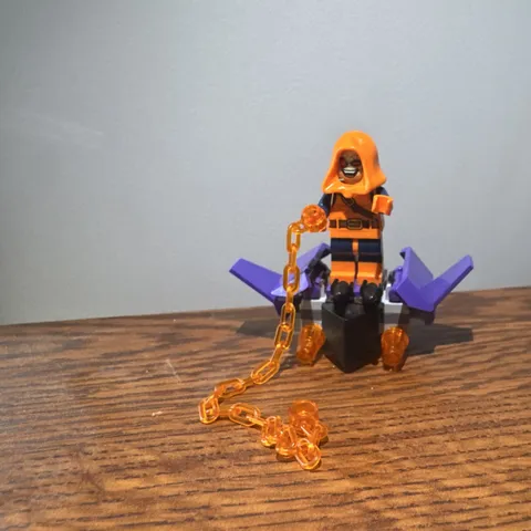 LEGO Marvel Hobgoblin Minifigure 76317 With Glider No Cape Great Condition
