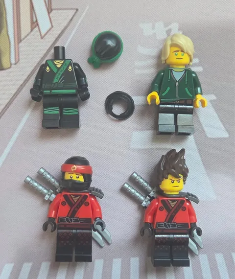 LEGO The LEGO Ninjago Movie Minifigure Green Ninja and Fire Suit Mai Lloyd