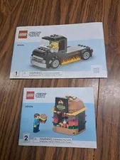 LEGO City 60404 Burger Truck Instruction Manuals / Booklets