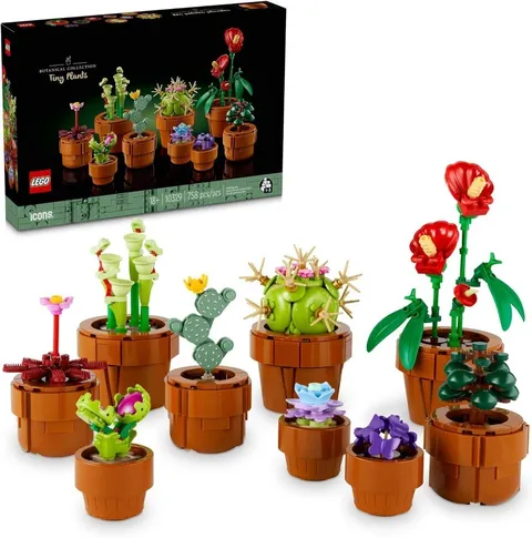 ⭐LEGO Botanicals Tiny Plants - Artificial, Fake Indoor Plant Building Set 10329⭐