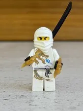 LEGO Ninjago Zane DX Minifigure White Dragon Suit njo0018 njo018 2260