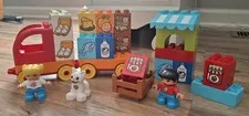 LEGO DUPLO My First Truck  Set 10818  Food Truck Cat Boy Girl Jelly Eggs Train