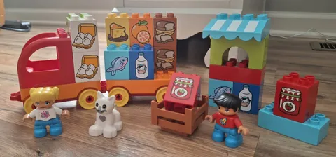 LEGO DUPLO My First Truck  Set 10818  Food Truck Cat Boy Girl Jelly Eggs Train