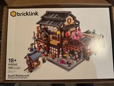 LEGO Bricklink Designer Program Japanese Sushi Restaurant 910060, 14 Minifigures