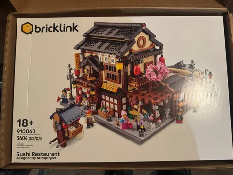 LEGO Bricklink Designer Program Japanese Sushi Restaurant 910060, 14 Minifigures