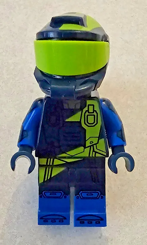 LEGO Rex Dangerwest Space Suit Helmet Jet Pack Minifig TLM145 70831 Dual Head