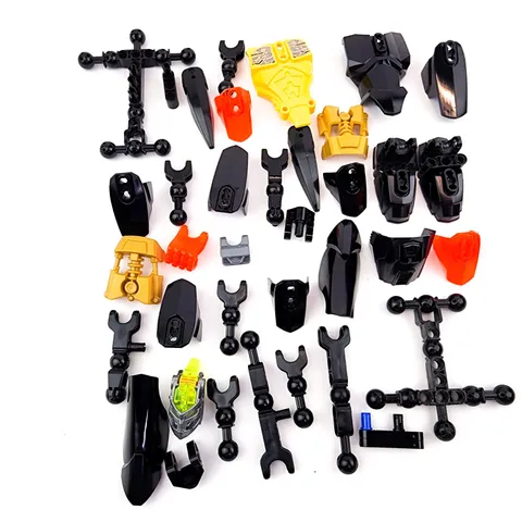 LEGO Bionicle Hero Factory Parts Mixed Lot Armor Pieces Ball Joint Connectors
