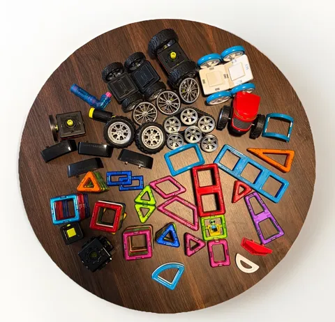 150+ Magaformers Parts & Pieces Wheels Power Generator W/ Remote