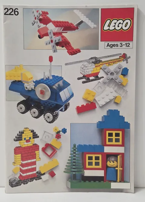 LEGO IDEA BOOK 226 BASIC BUILDER 83 PAGES PRINTED IN GERMANY 1982 EUC!