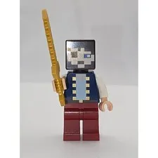 LEGO Minecraft Pirate Minifigure Small Multi Excellent min074