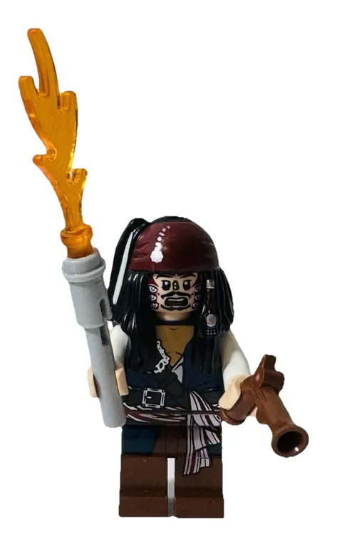 LEGO Pirates of the Caribbean Jack Sparrow Cannibal Face Minifigure poc010 4182