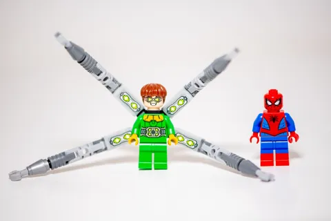 LEGO Marvel Spider-Man Villains Minifigure Lot Doc Ock Mech Arms Mysterio Cash