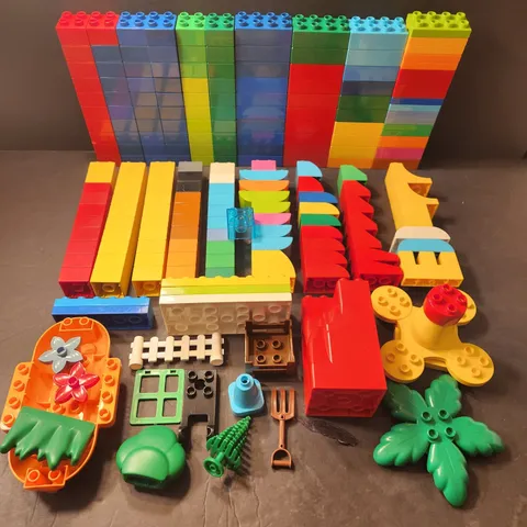 Lot Lego Duplo 200+ Building Specialty Mix Bricks Blocks Washed Authentic VTG