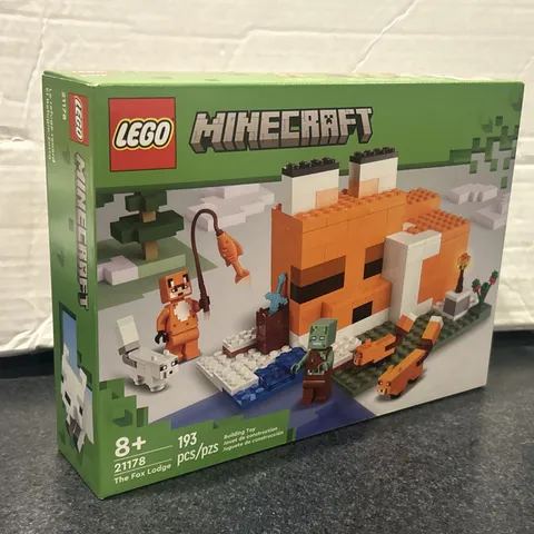 Lego Minecraft #21178 The Fox Lodge Retired Brand NEW Factory Sealed 🦊
