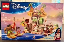 LEGO Disney Moana 2 Kakamora Barge 43258 572 Pieces Maui Moana -New-