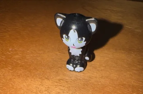 LEGO Animal Cat Friends Black/White "Felix" #11602pb01 - Light Scratches